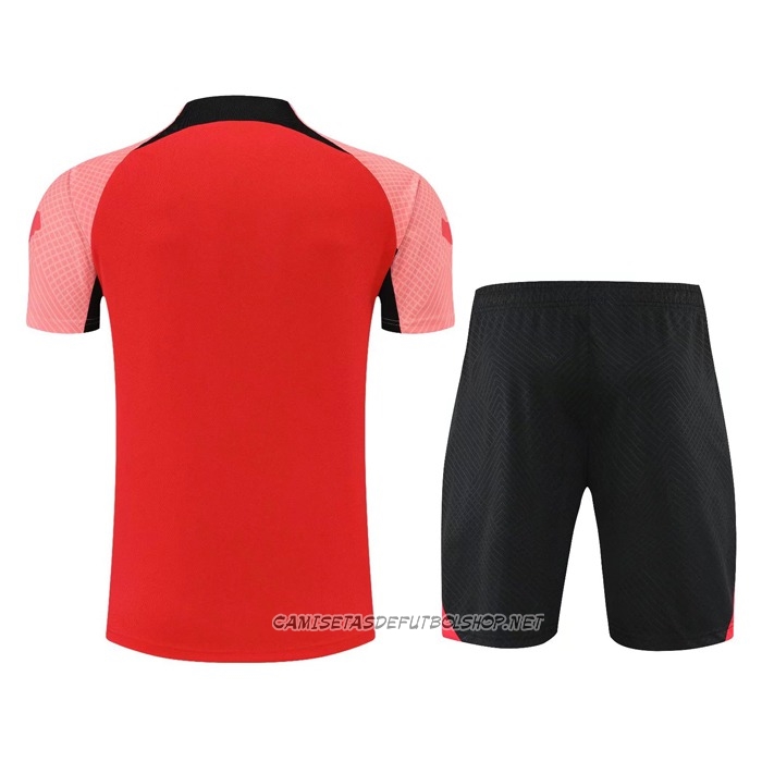 Chandal del Liverpool 22-23 Manga Corta Rojo - Pantalon Corto